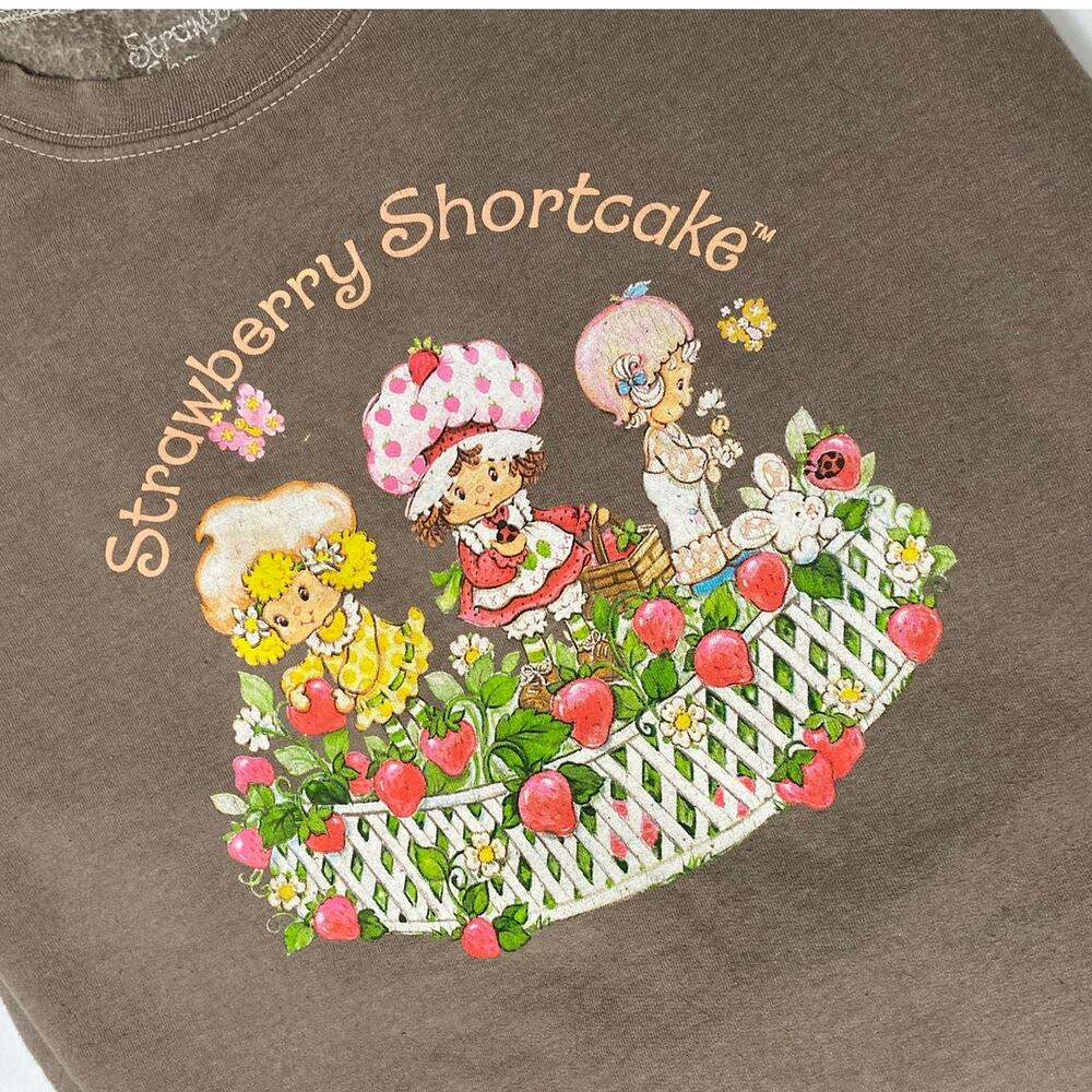 Strawberry Shortcake and Friend 2X Sweater ONE SIZE Oversized vintage cozy comfy